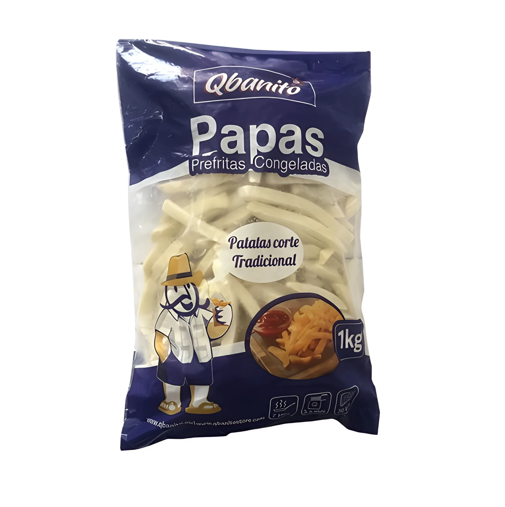 Papas Prefritas Qbanito 1kg