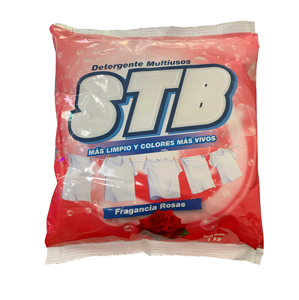 Detergente STB 1Kg Fragancia Rosa